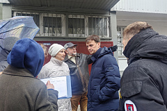 Завершился обход главы управы по Нагатинской набережной
