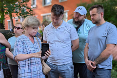 Завершился обход главы управы района Нагатино-Садовники по проспекту Андропова